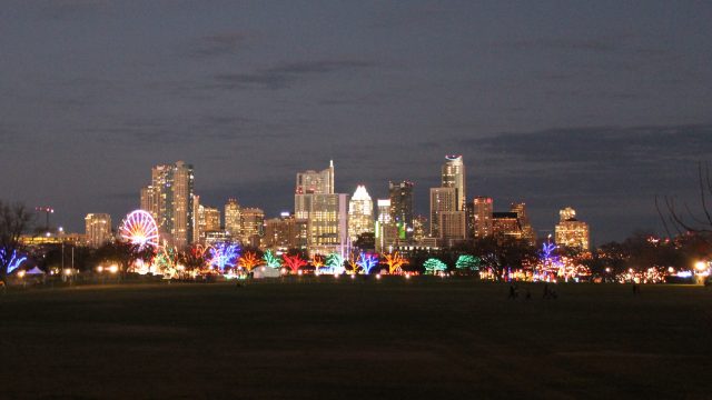 Austin, Texas skyline and Trail of Lights - Photo by Jordan Roberts