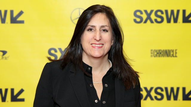 Nonny de la Pena attends the Convergence Keynote during SXSW at Austin Convention Center on March 13, 2018 in Austin, Texas. (Photo by Mike Jordan/Getty Images for SXSW)