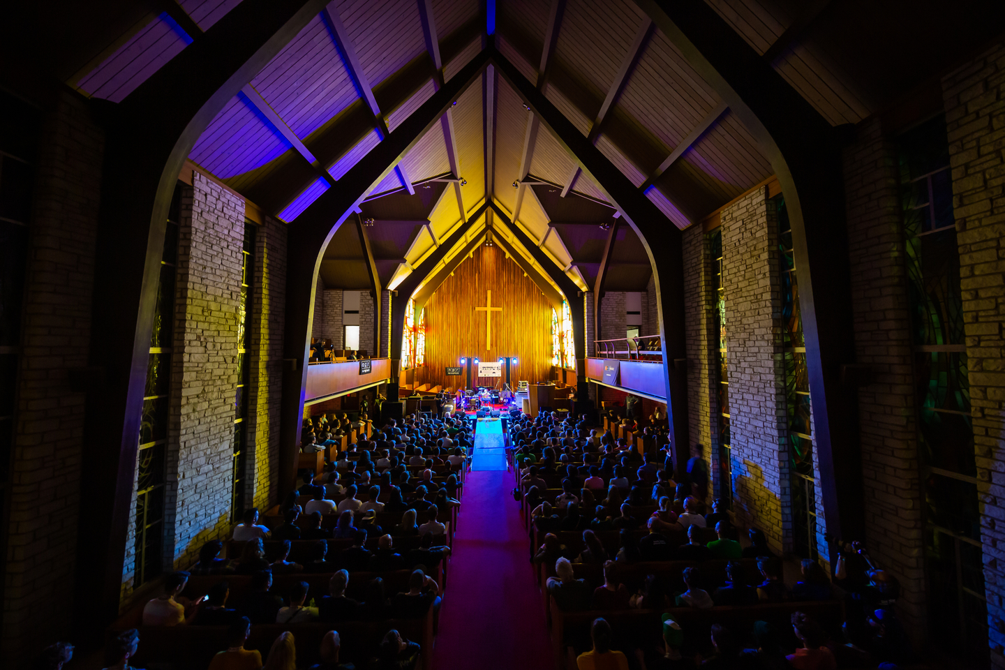 NPR brought their Tiny Desk Concert series to SXSW at Central Presbyterian Church.