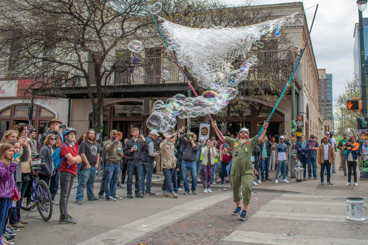 Sixth Street bubbles – Photo by Deborah Finley