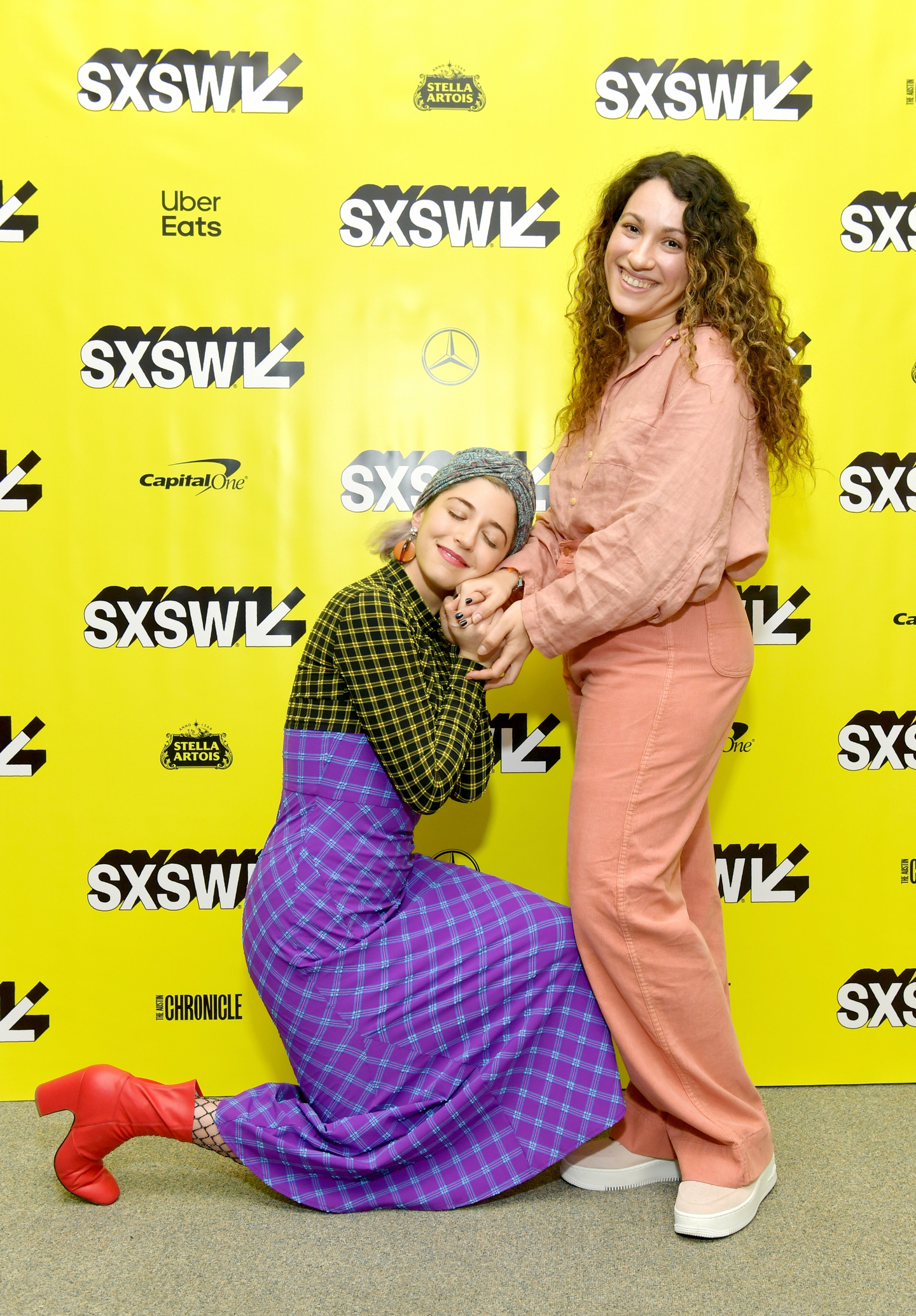 (L-R) Annabelle Attanasio and Lizzie Shapiro at the Mickey and the Bear world premiere at Stateside Theatre - Photo by Danny Matson/Getty Images for SXSW