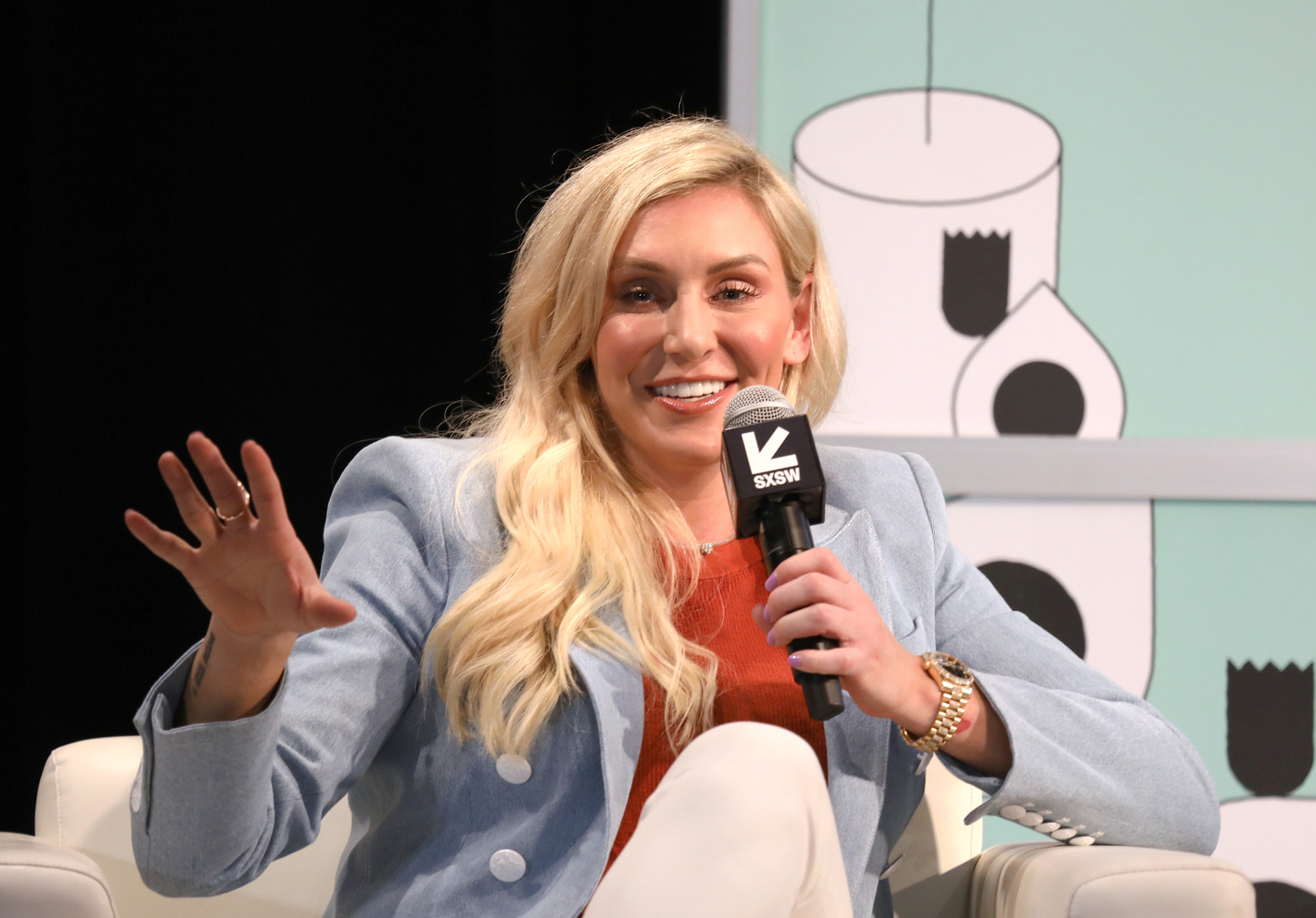 Charlotte Flair at Featured Session: The Women's Evolution in WWE and Beyond.