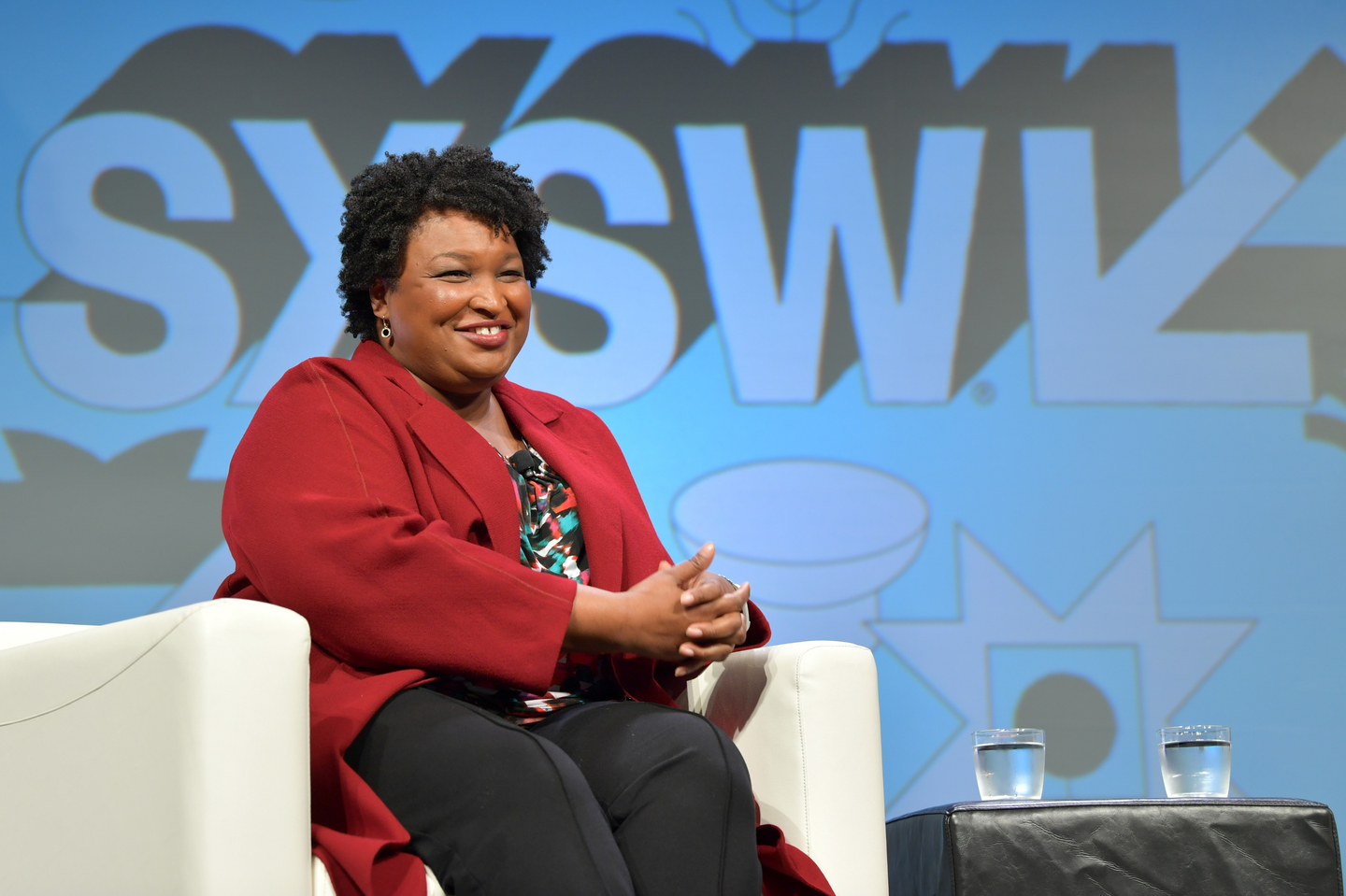 Stacey Abrams speaks onstage at her Featured Session: Lead from the Outside: How to Make Real Change.