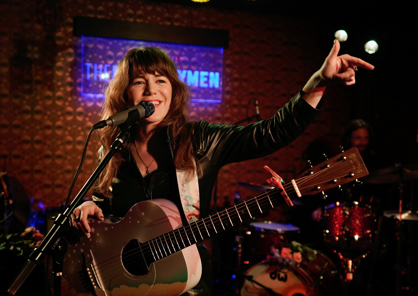 Jenny Lewis performs onstage at Collide/Netflix: The Highwaymen House at Banger's. Photo by Ismael Quintanilla/Getty Images for SXSW