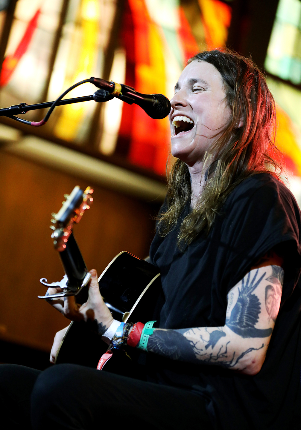 Laura Jane Grace at Central Presbyterian Church, presented by Yamaha Guitars – Photo by Sean Mathis/Getty Images for SXSW