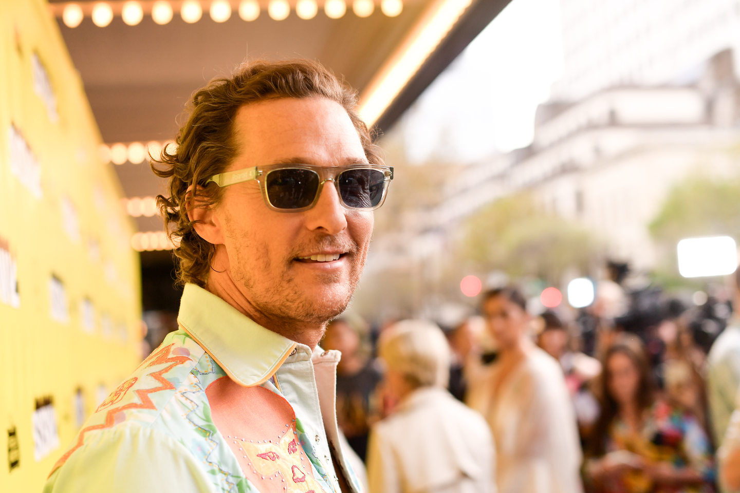 Matthew McConaughey attends The Beach Bum Premiere at the Paramount Theatre.