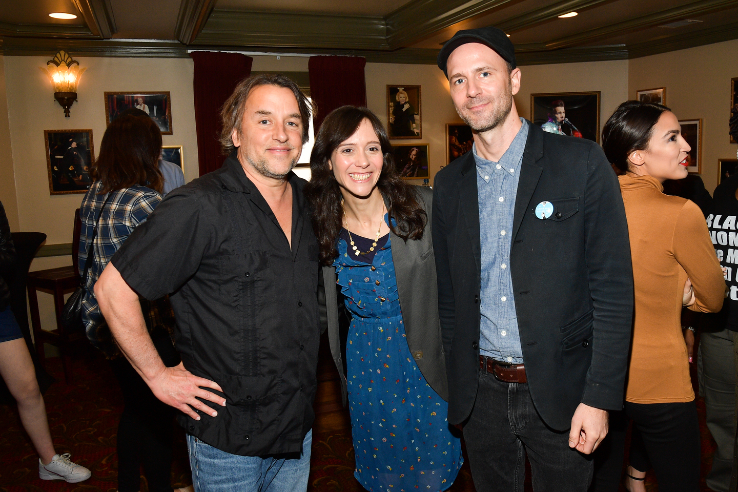 Richard Linklater, Rachel Lears, Robin Blotnickand Alexandria Ocasio-Cortez, attend the Knock Down The House Premiere at the Paramount Theatre.