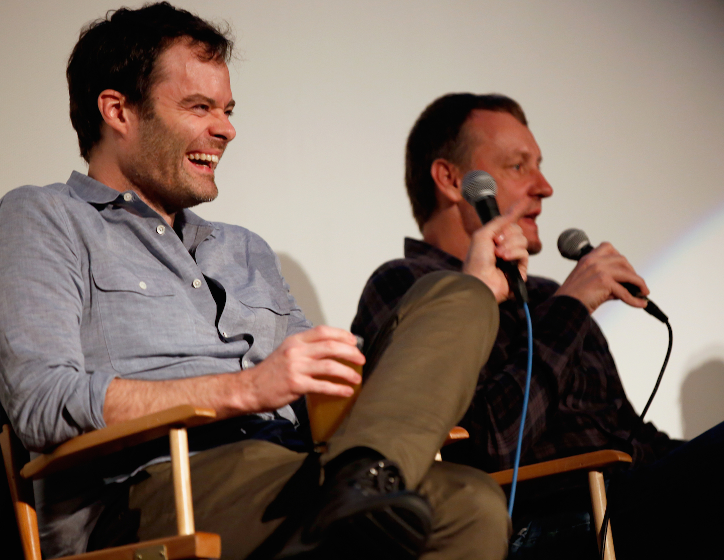 Alex Berg and Bill Hader at the Barry World Premiere. Photo by Sean Mathis/Getty Images for SXSW