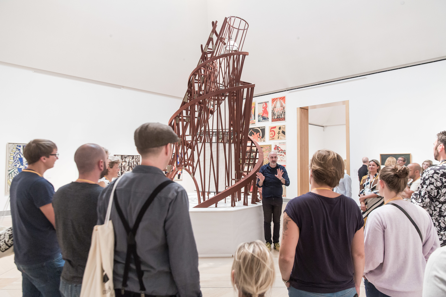 During Exploration Day's Art & Architecture program, registrants enjoyed a guided tour of the Moderna Museet. Photo by Markus Nass/Daimler AG