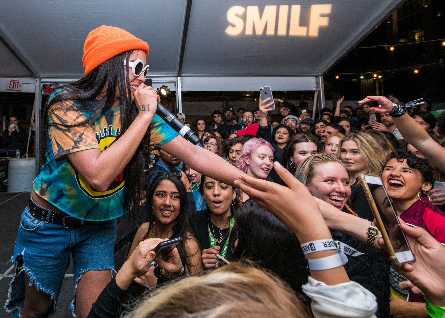 Princess Nokia performed at the The Showtime House at Clive Bar. Photo by David Brendan Hall