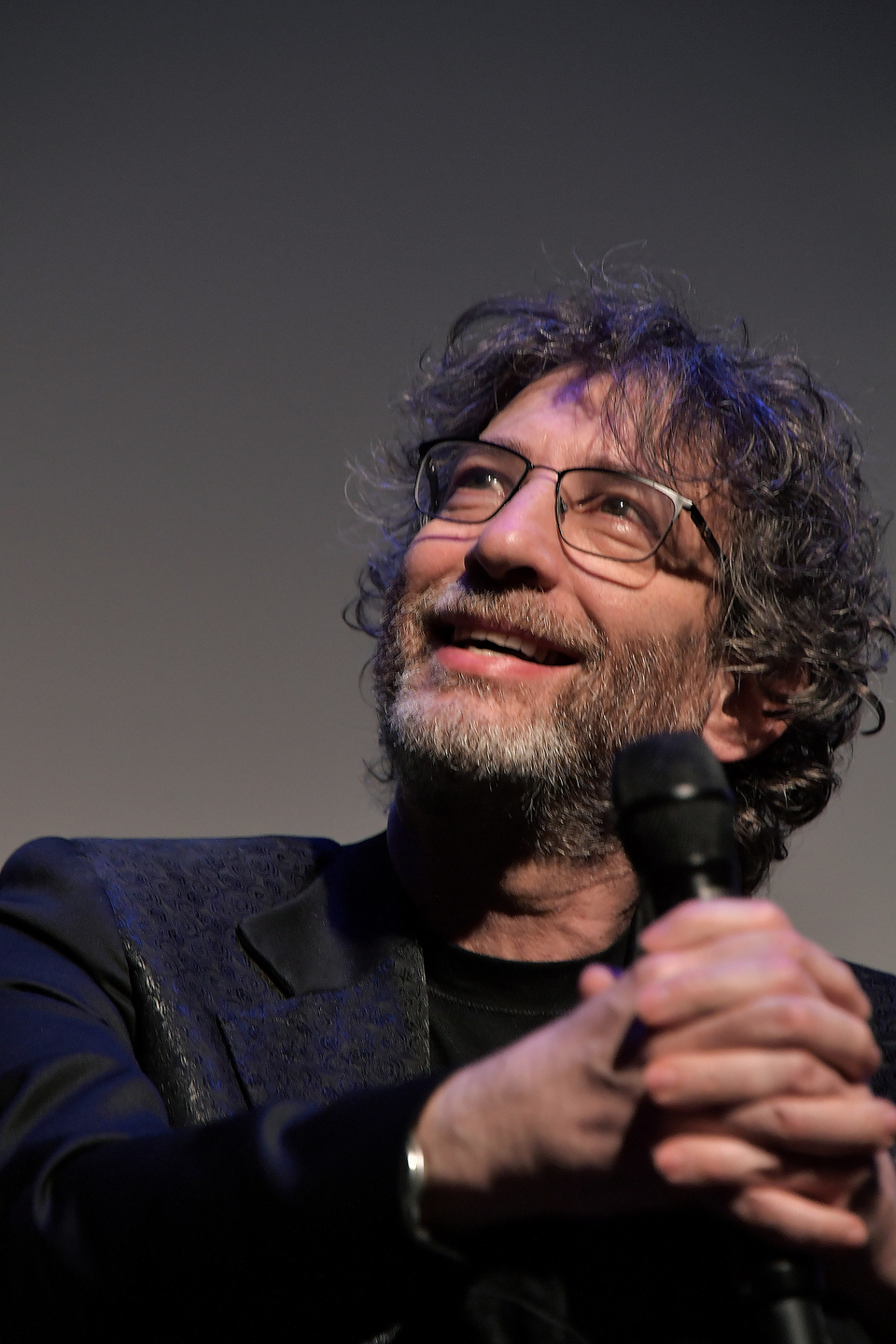 Neil Gaiman at the Good Omens: The Nice and Accurate SXSW Event – Photo by Michael Loccisano/Getty Images for SXSW