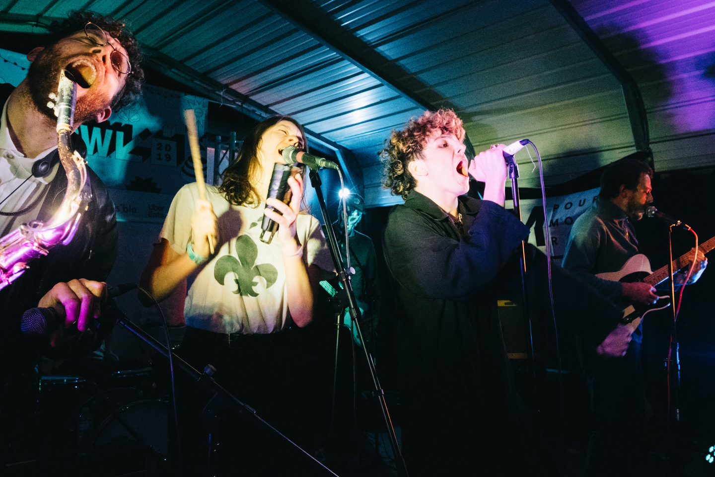 Hubert Lenoir at Swan Dive Patio, presented by M for Montreal – Photo by Alexandra Howard