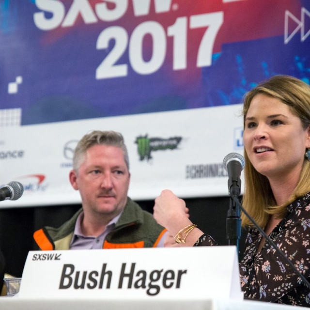 Jenna Bush Hager at the 17 Ways Breakfast Is Transforming America panel, SXSW 2017