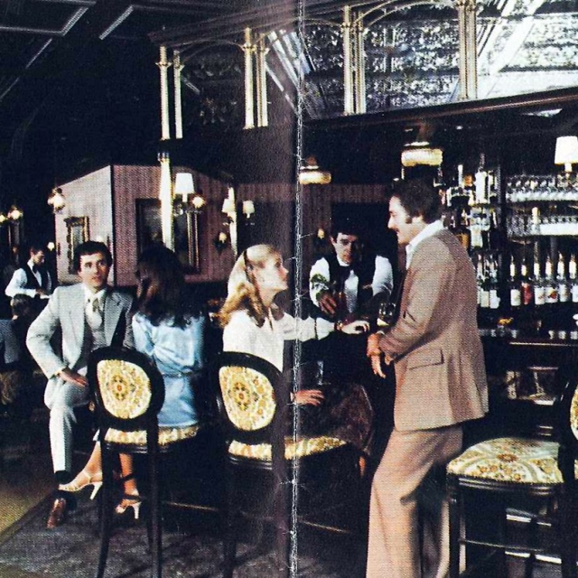 vintage Driskill Hotel Bar in Austin, Texas