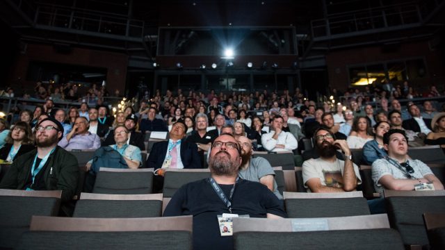 Film Festival audience at the ZACH Theater during SXSW 2018. Photo by Danny Matson.