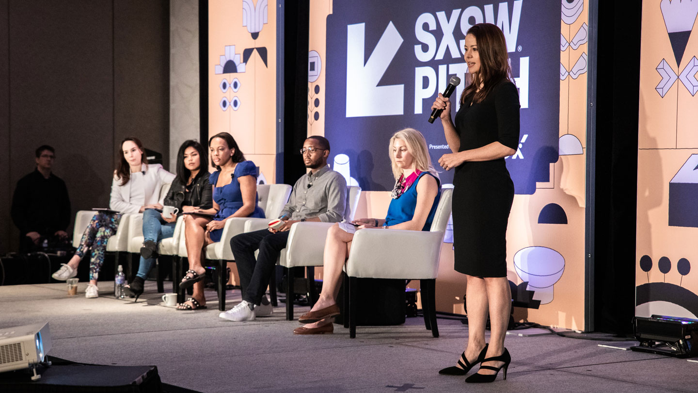 The eleventh annual SXSW Pitch Presented by Cyndx takes place in front of a live audience and panel of expert judges to discover advancements in various sectors of emerging technology - SXSW 2019. Photo by Joann Hetrick