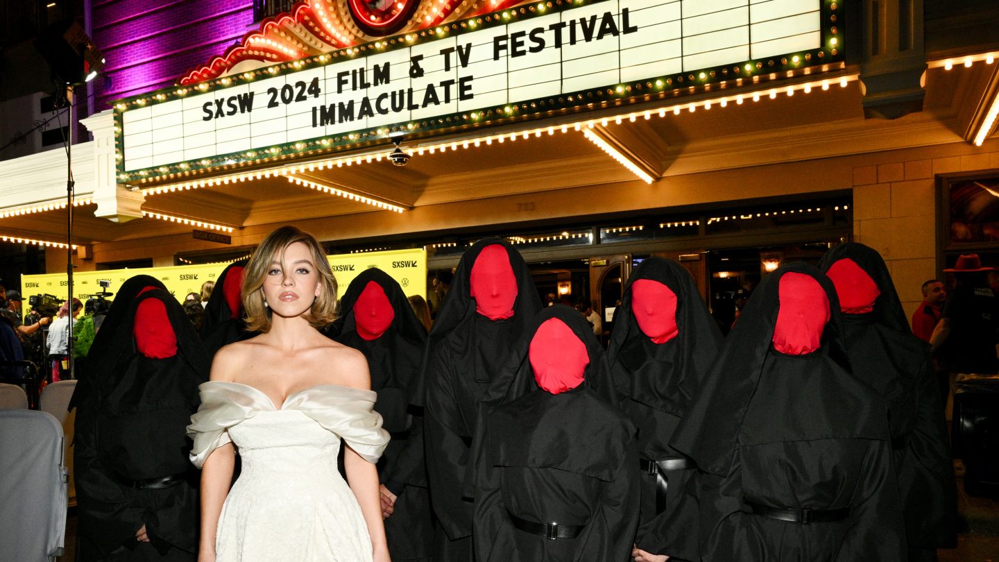 Sydney Sweeney at the 2024 SXSW World Premiere of Immaculate – Photo by Michael Buckner