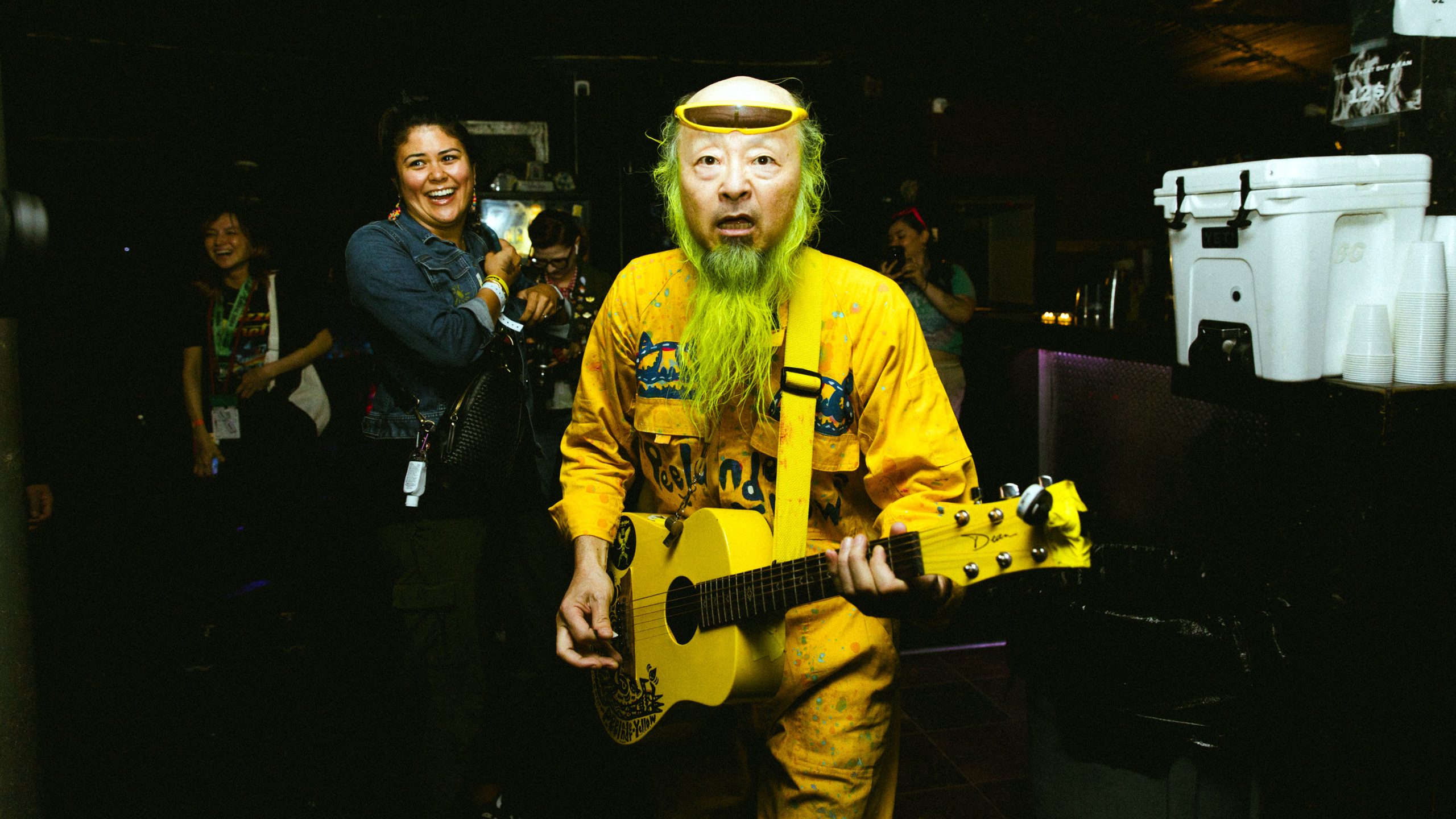 Peelander-Yellow of Peelander-Z at 2024 SXSW Music Festival